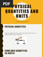 1 - Physical Quantities and Units