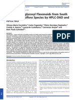 Analysis of C-Glycosyl Flavonoids From S