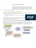 Critères de Rentabilité Des Projets