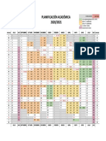 ITSF 2020-2021 - Calendario y Planificación Académica - Planificación Académica