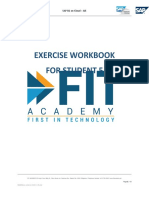 Exercise Workbook For Student 5: SAP B1 On Cloud - AIS
