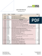 Delta Dore Price List 2016 - EN