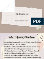 Jeremy Bentham Utilitarianism