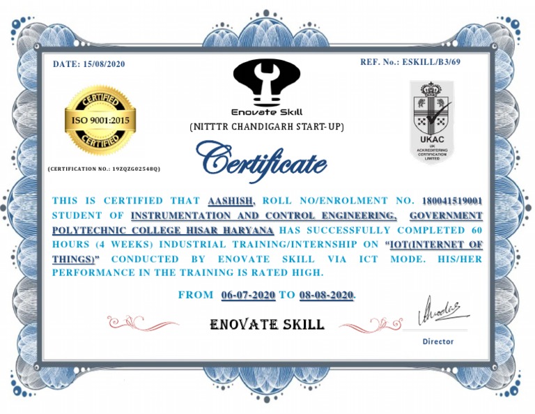 Batch 3 Mail Merge Certificate 69 PDF Technology Engineering