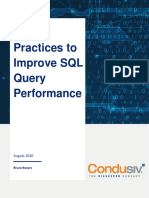 6 Best Practices To Improve SQL Query Performance: August 2020