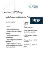 Aula 04-A_ Fundamentos Da Solidificação Dos Metais Parte 2