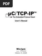 uC-TCP-IP 3.03.00 User's Manual