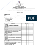 HG Learners Development Assessment