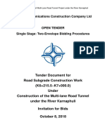 Tender documents of Road Subgrade (K6+215.5 - K7+000.0) Construction Work 主线路基工程（桩号K6+215.5 - K7+000.0) 招标文件英文版