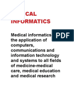 Medical Informatics2018