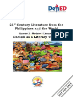 21 Century Literature From The Philippines and The World Racism As A Literary Theory