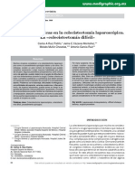 Dificultades Técnicas  en la Colecistectomía Laparoscópica