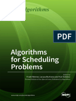 Algorithms For Scheduling Problems