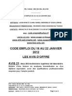 Code Emploi 21