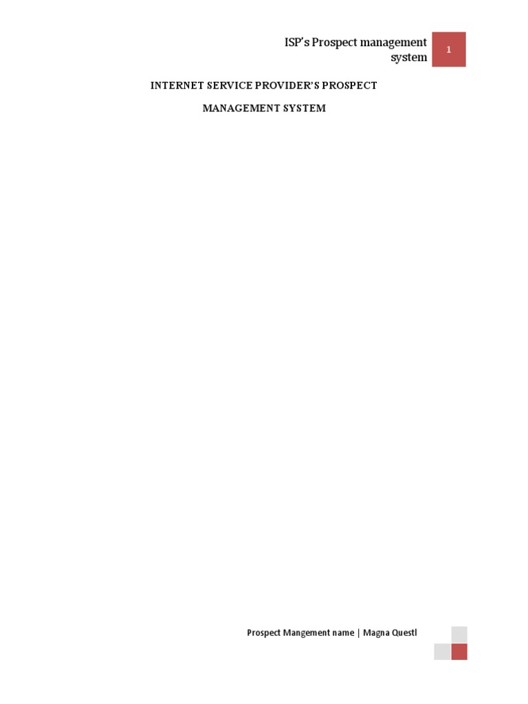 Isp Document | PDF | Internet Service Provider | Employment