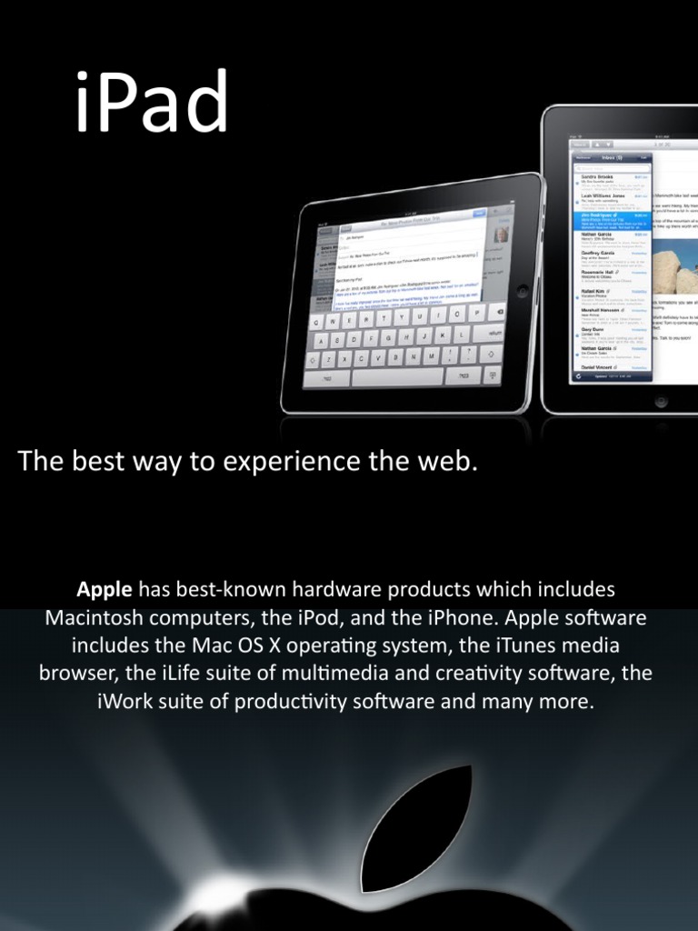 iPad Launch: Features & Specs Overview | PDF | I Pad | Apple Inc.