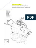 Canada and United States Map Study Guide