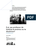 Seu Professor de História Te Ensinou