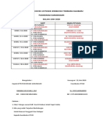 JADWAL PPGD COVID-19 JUNI 2020 POSKO JEMBATAN TIMBANG Kalibaru