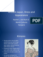 Ancient Japan, Dress and Appearance: Rachel L. and Ruhi D. World Cultures Period 6