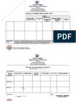 Department of Education: Individual Learning Monitoring Plan