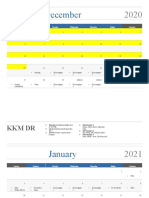 Kalender Kegiatan KKM DR-1