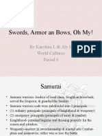 Swords, Armor An Bows, Oh My!: by Karoline L & Aly H World Cultures Period 6