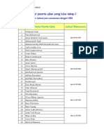 Pengumuman Hasil Psikotes PSI 9 Sep 2020