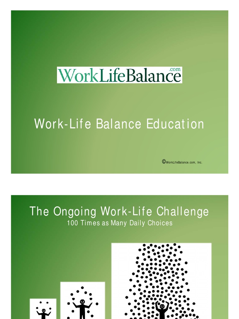 Work-Life Balance Education | PDF | Work–Life Balance | Turnover ...