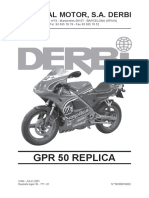 Derbi GPR replica1999_2000_2001 parts manual