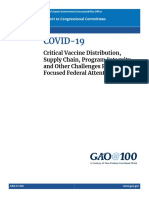 GAO Report Vaccine Distribution 712030