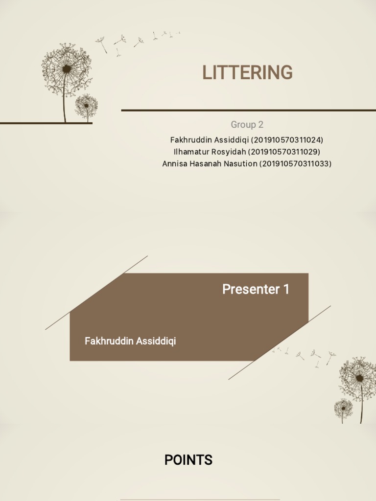 Littering Grup2 | PDF | Science & Mathematics