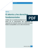 Capitulo IV - El Aborto y Los Derechos Fundamentales