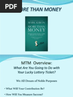 Download More Than Money Mark Albion Presentation by Mark Albion SN4933576 doc pdf