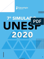 7 Simulado UNESP 2020