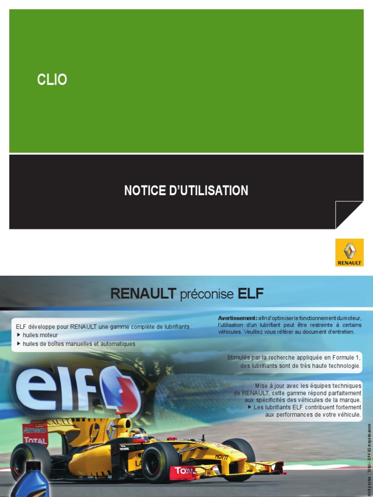 Clio 3 Ph2 - 853-8 FRA | PDF | Véhicules | Renault