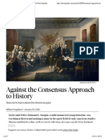 Against the Consensus Approach to History | the New Republic