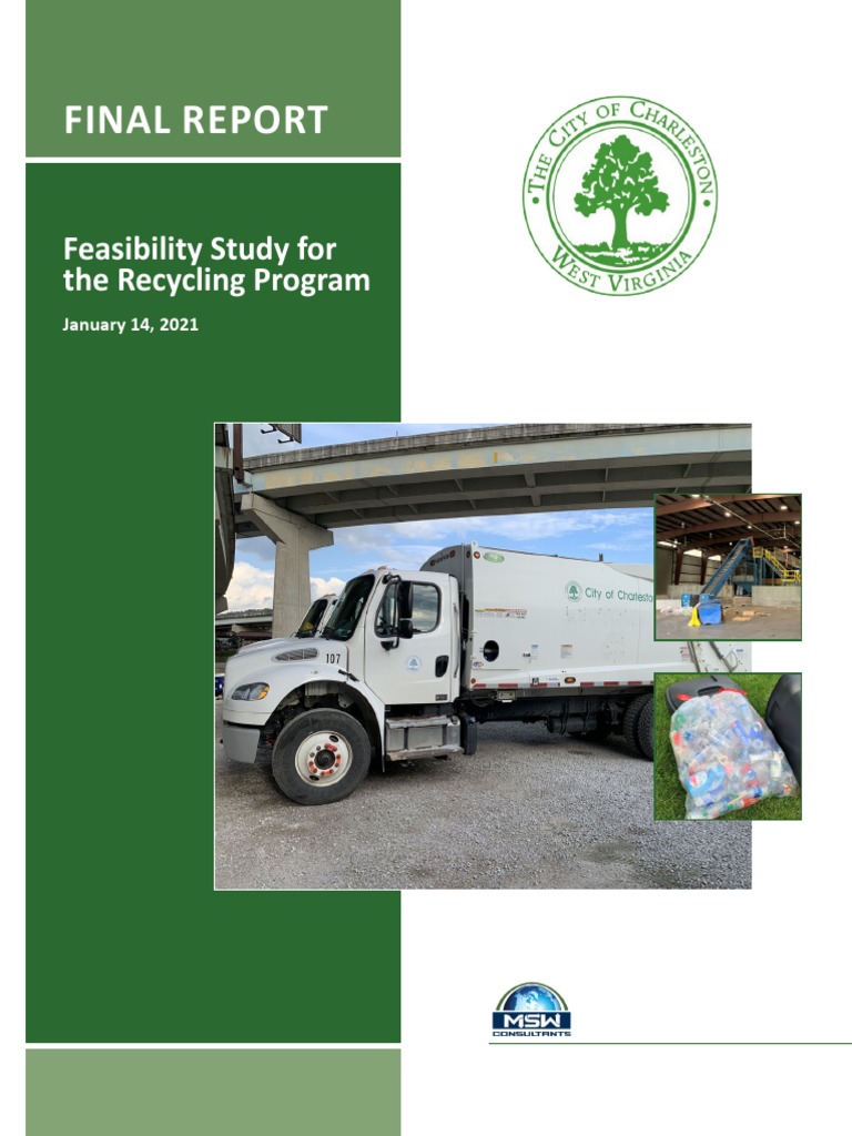 Charleston Recycling Study PDF Recycling Waste Management