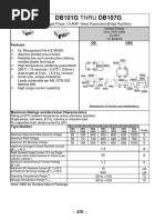 DB101G-107G Datasheet