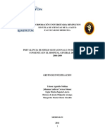 Prevalencia de Sifilis Gestacional e Incidencia de Sifilis Congenita en El HGM