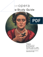 Tosca Study Guide - 2008