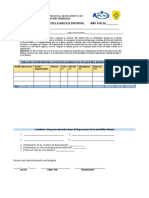 Formulario de Informe Anual de Escuela Biblica Distrital