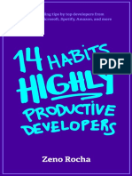 14 Habits of Highly Productive Developers (2020) by Zeno Rocha