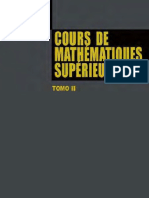 Cours de Mathematiques Superieures Tome 2