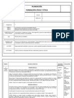 Planeación FCYE 3° Secundaria I Trimestre 3