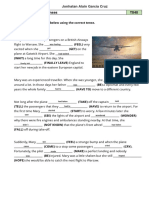 Narrative Tenses - PDF Grammar Worksheet - B1 - T040