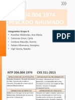 Diferencias Entre NTP Y CODEX Pescado Ahumado