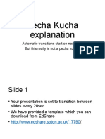 Pecha Kucha Presentation Template