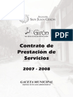 Contrato prestación servicios supervisión portería Colegio Luis Carlos Galán 2007-2008
