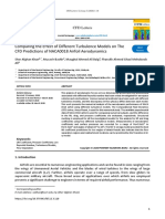 Comparing the Effect of Different Turbulence Models on the CFD Predictions of NACA0018 Airfoil Aerodynamics